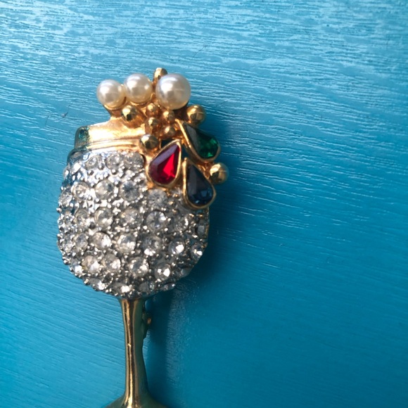 Vintage Cocktail Pin. - Picture 3 of 4